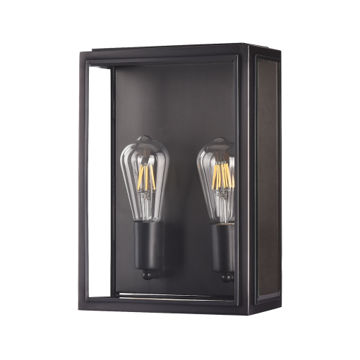 Kent - 2 Bulb - Black